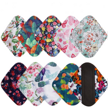 Load image into Gallery viewer, Reusable Bamboo Menstrual Pads - 10 Pack
