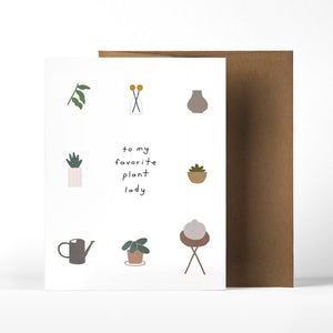 To My Favorite Plant Lady Card